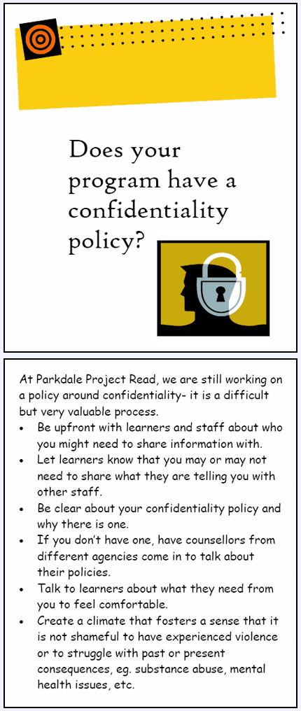 Confidentiality